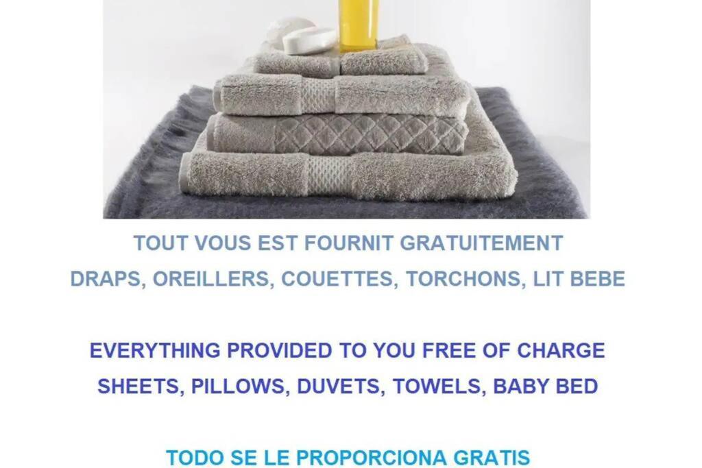 קרקסון Charmant T2 En Coeur De Ville - 2 Lits + Lit Bebe - Wifi - Imprimante מראה חיצוני תמונה
